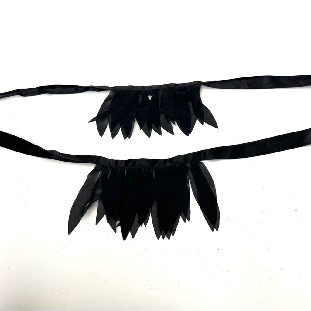 Woolford UNiQUE ribbon&chiffon tye accessory(2) upper thigh/necklace/belt/choker