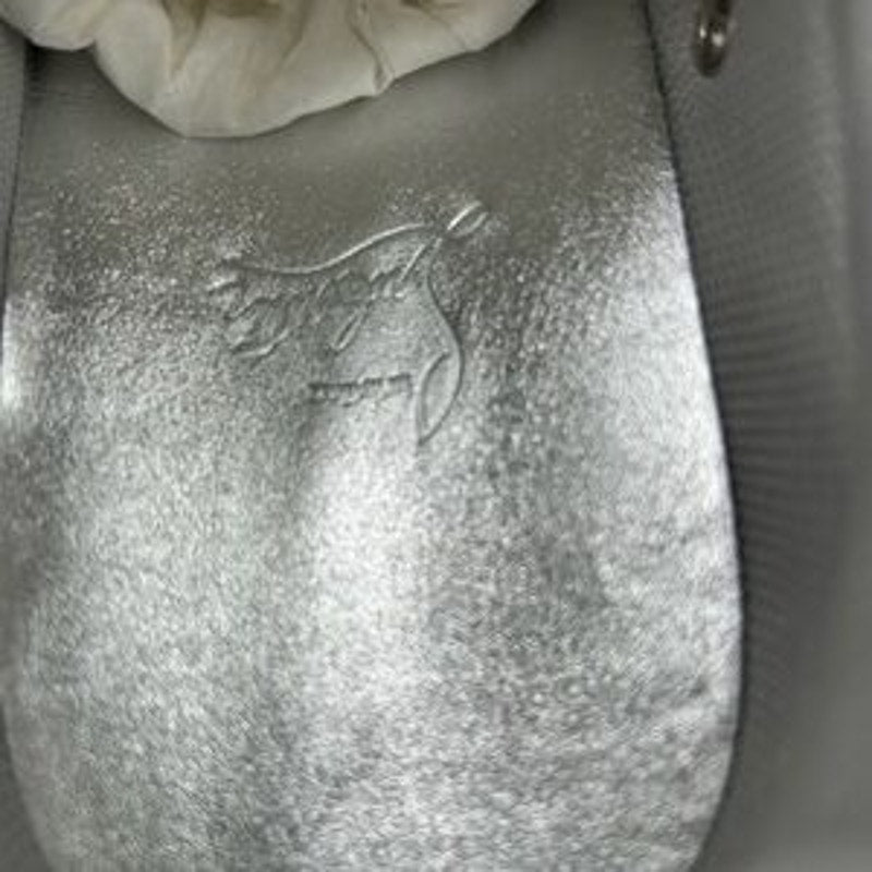 Men's Christian Louboutin TUTTI RUI metallic leather sneakers size 44 made Italy