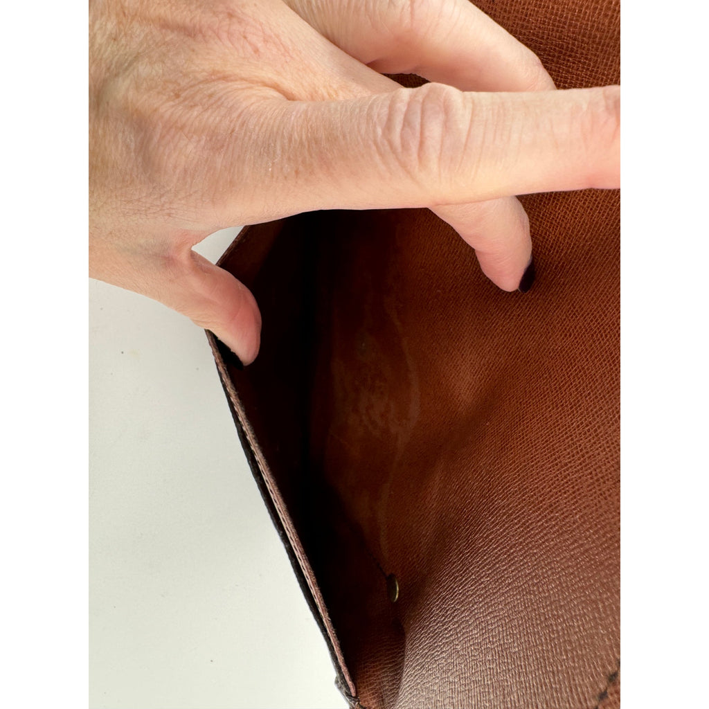 Louis Vuitton LV Monogram Pochette Double Rabat Thin Shoulder Bag