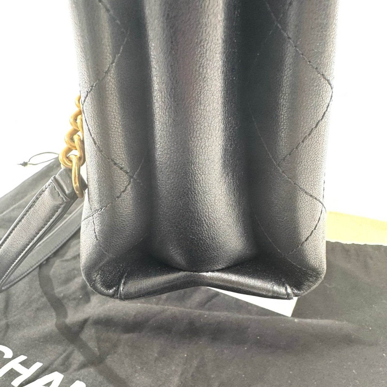 Chanel Coco Luxe with adjustable strap and gold hardware dual large pockets