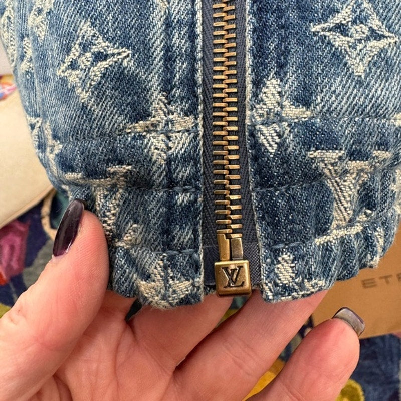 Louis Vuitton x Nigo Monogram Patchwork Denim Hoodie NWT’s size XL