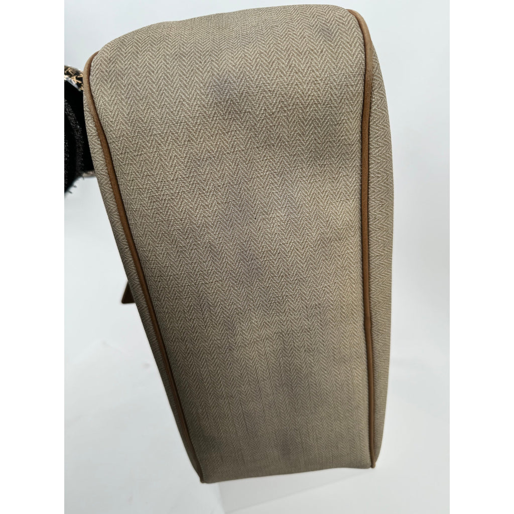 Bulgari Speedy Type Bag With Long Strap With Matching Trifold Wallet