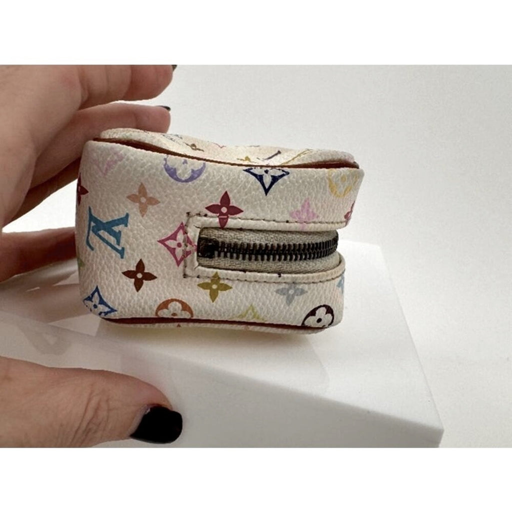 Louis Vuitton Takashi Murakami Monogram Multicolore Trousse Wapity Clutc…