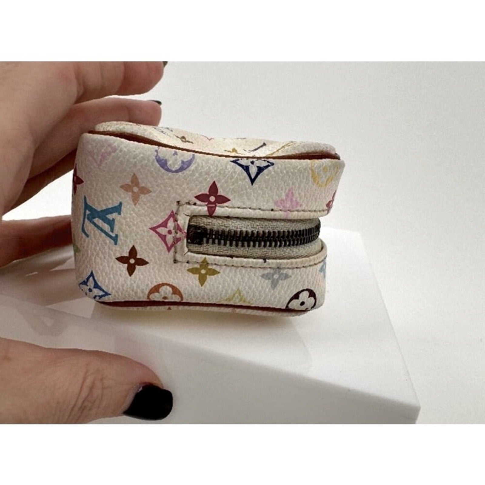 Louis Vuitton Takashi Murakami Monogram Multicolore Trousse Wapity Clutc…