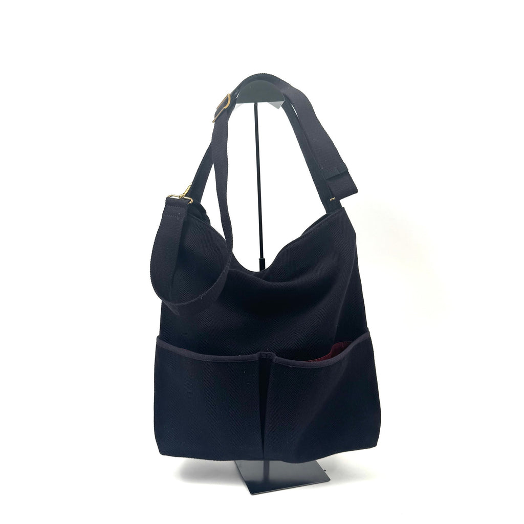 Women’s Margot 3-Way Hobo Bag Black Heavyweight Everyday Bag