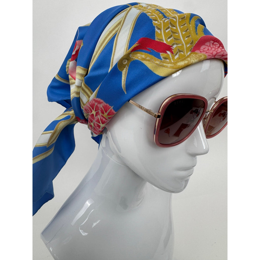 DIFF NWOT Pink & Gold Genevive Oversized Sunglasses With Case