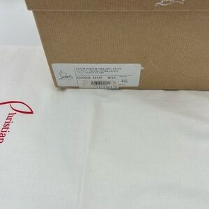 Men's Christian Louboutin, Louis Jr, orlato flat sneakers size 46 made in Italy