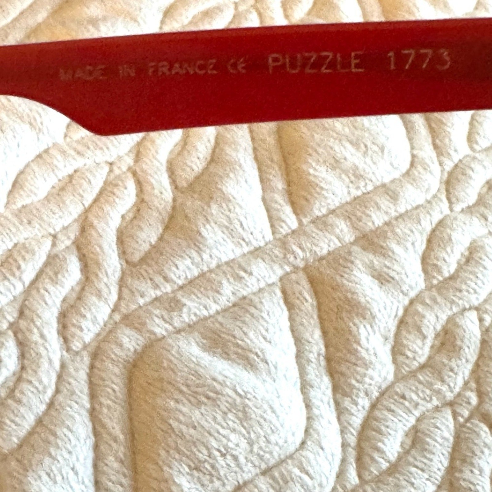 Anne & Valentin custom frames hand crafted in France 
Eyeglass Art Red Black