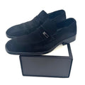 Gucci Unisex Tom Ford Black Suede Slip On Loafers Size M7.5 W9