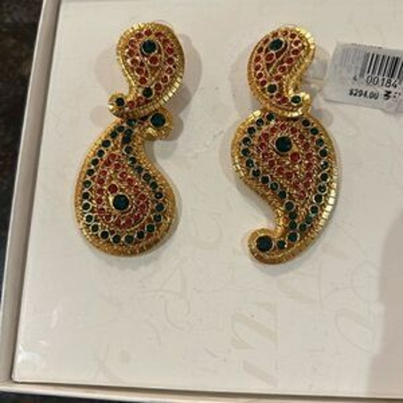 Women’s Oscar de la Renta rhinestone drop earrings