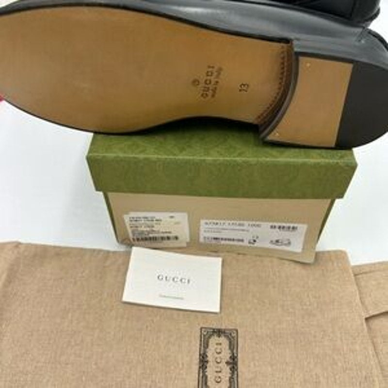 Men's Gucci GG Supreme, tassel loafers size 13 made in Italy