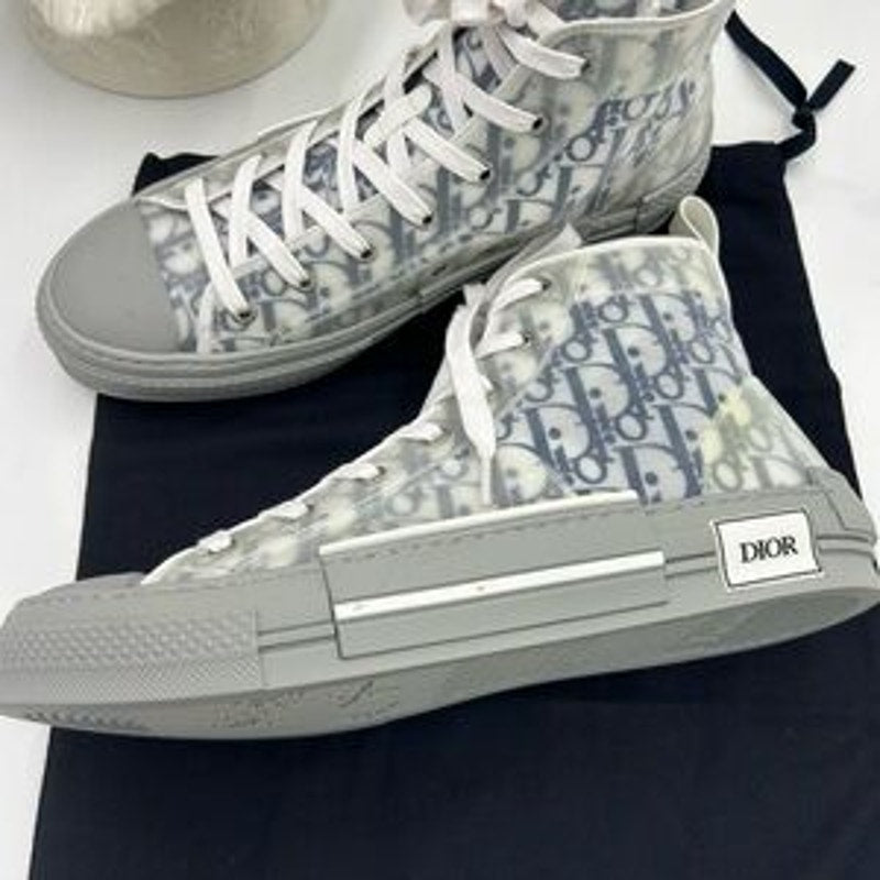 Men's Dior B 23 high top oblique sneakers size 44 made in Italy