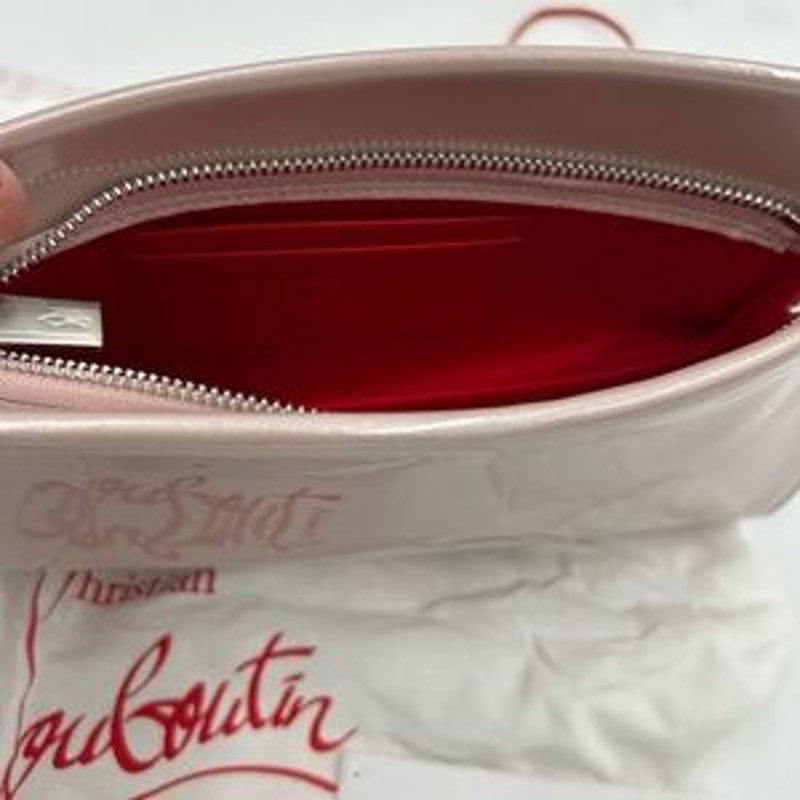 Women's Christian Louboutin LOUBITWIST patent Leather clutch/shoulder bag