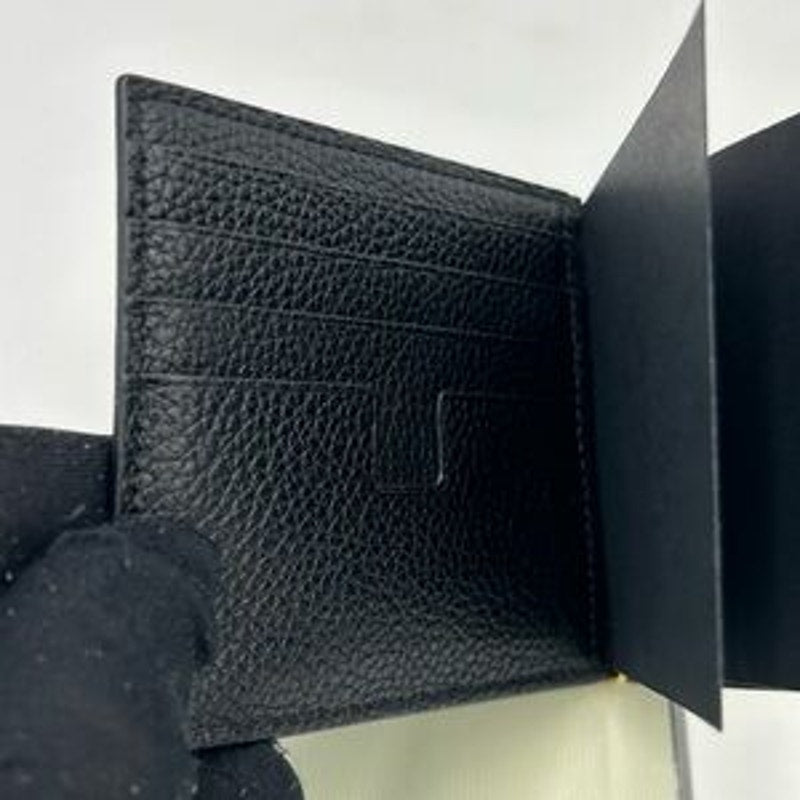 Tom Ford men's money clip wallet with gold tone hardware made in Italy