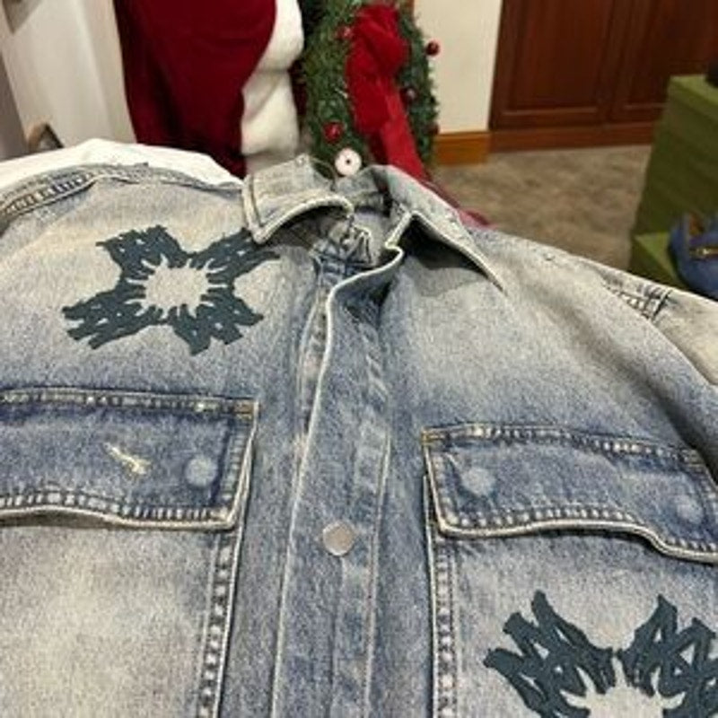 Men's Amiri MA quad denim over shirt size XL made in Italy