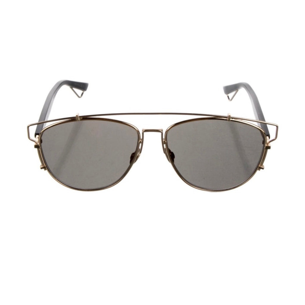 Christian Dior DiorTechnologic Aviator Sunglasses With Case