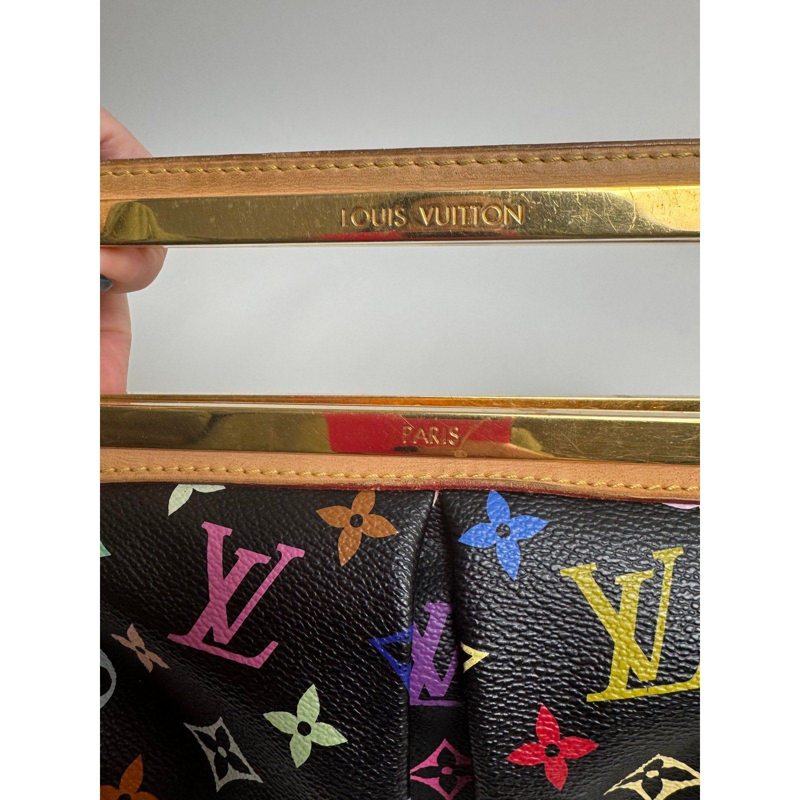 Louis Vuitton Coated Canvas x Takashi Murakami Judy MM Vintage Bag