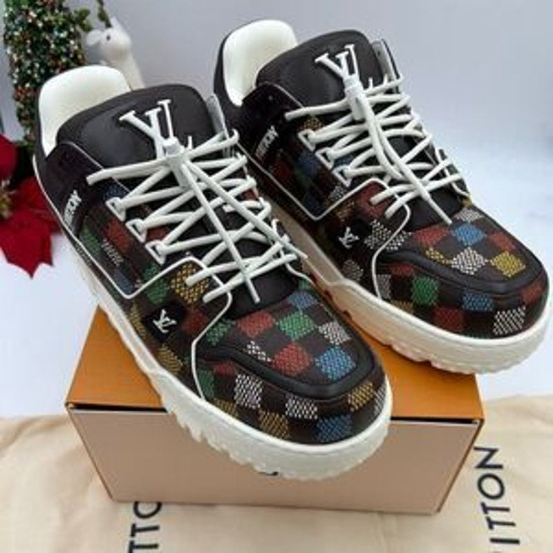 Men’s Louis Vuitton X Murakami trainer sneakers size 10 fits 11 US made in Italy