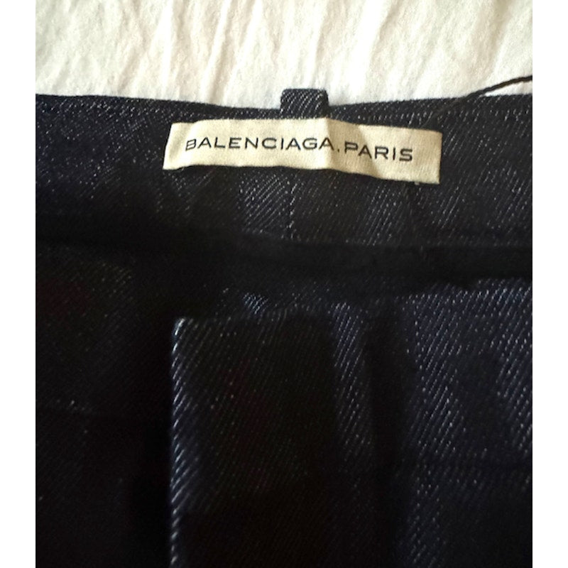 Balenciaga Women's Black Side Zip Leg Pants FR 40 / US 8 Made in France