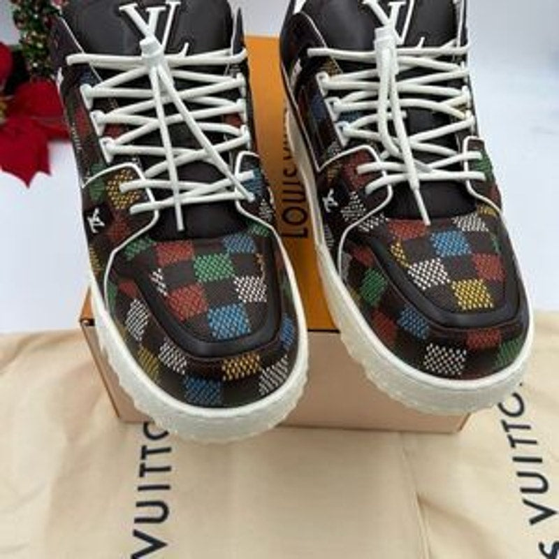 Men’s Louis Vuitton X Murakami trainer sneakers size 10 fits 11 US made in Italy