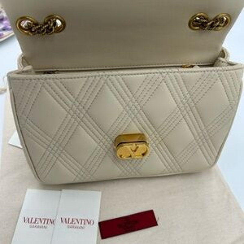 Women's Valentino Garavani QUILTIE 67 medium shoulder, Bag Nappa Leather NWT