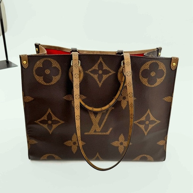 Louis Vuitton On the Go Brown and Light Brown Monogram Large Tote