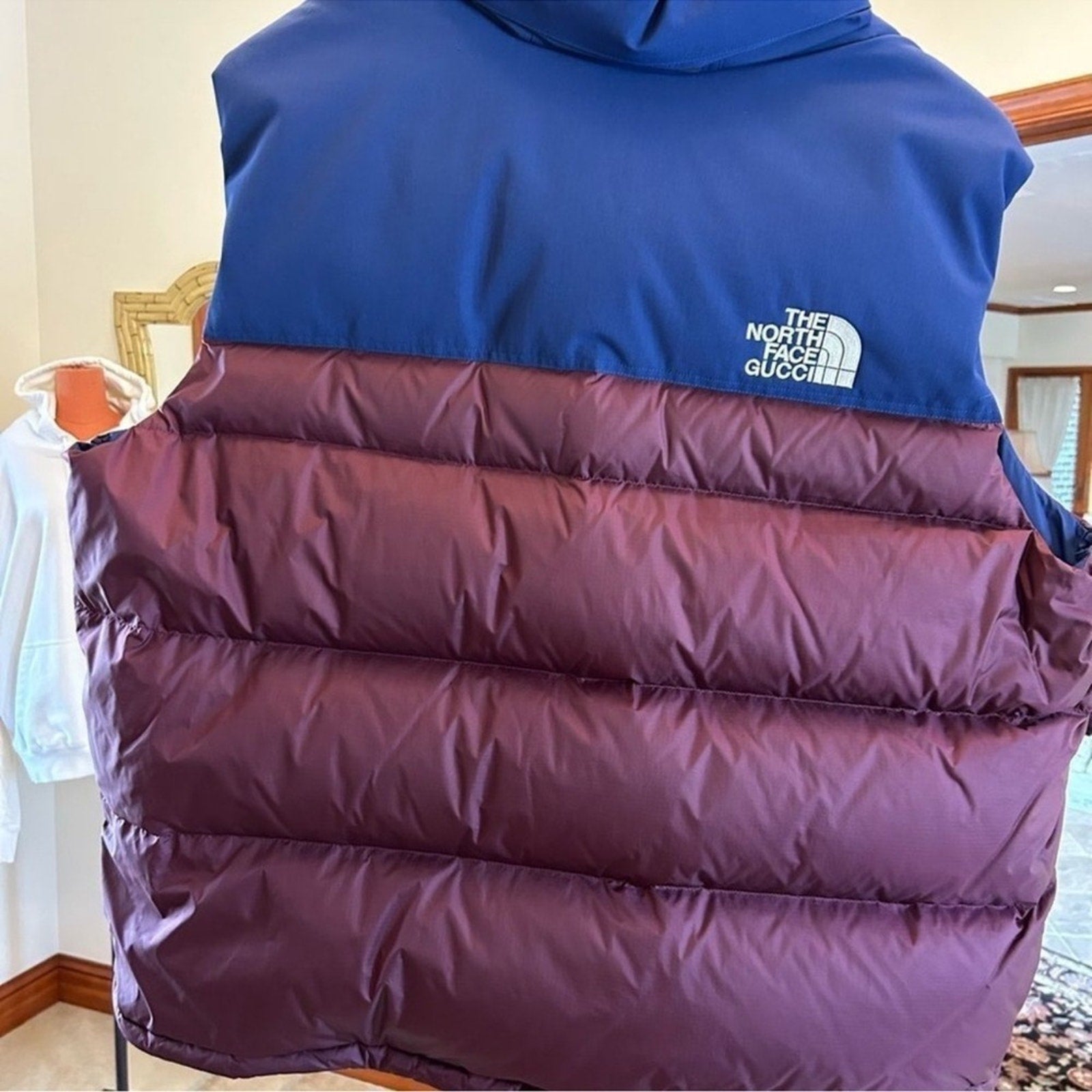 Men's Gucci, X Northface puffer vest size XXXL with dust bag Size: 
3XL