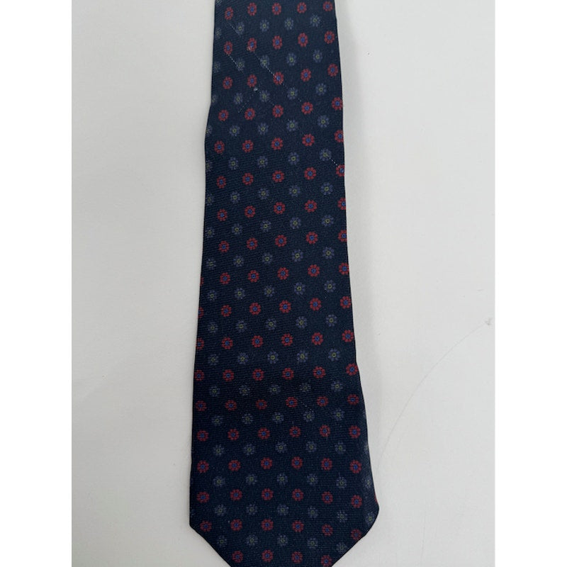 Kiton Napoli Men's Multicolor Floral 100% Silk Tie Made in Italy