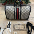 Gucci Savoy, GG Supreme large duffel bag made in Italy NWT