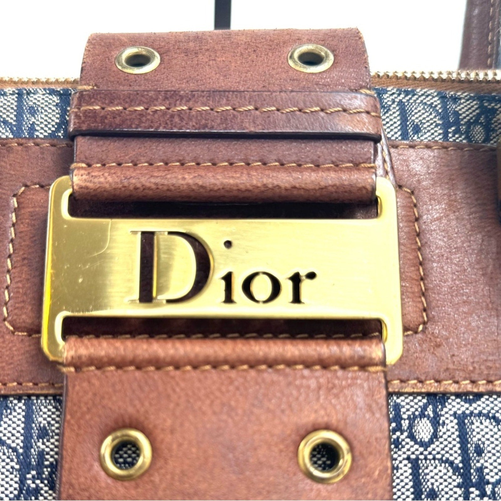 Christian Dior Diorissimo Trotter Canvas Street Chic Dome handbag or Satchel.