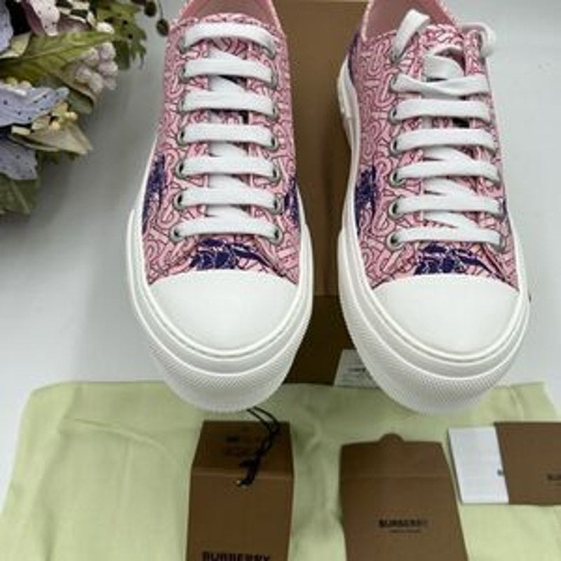 Women’s Burberry Jack TB monogram sneakers size 41 fits 10.5 US