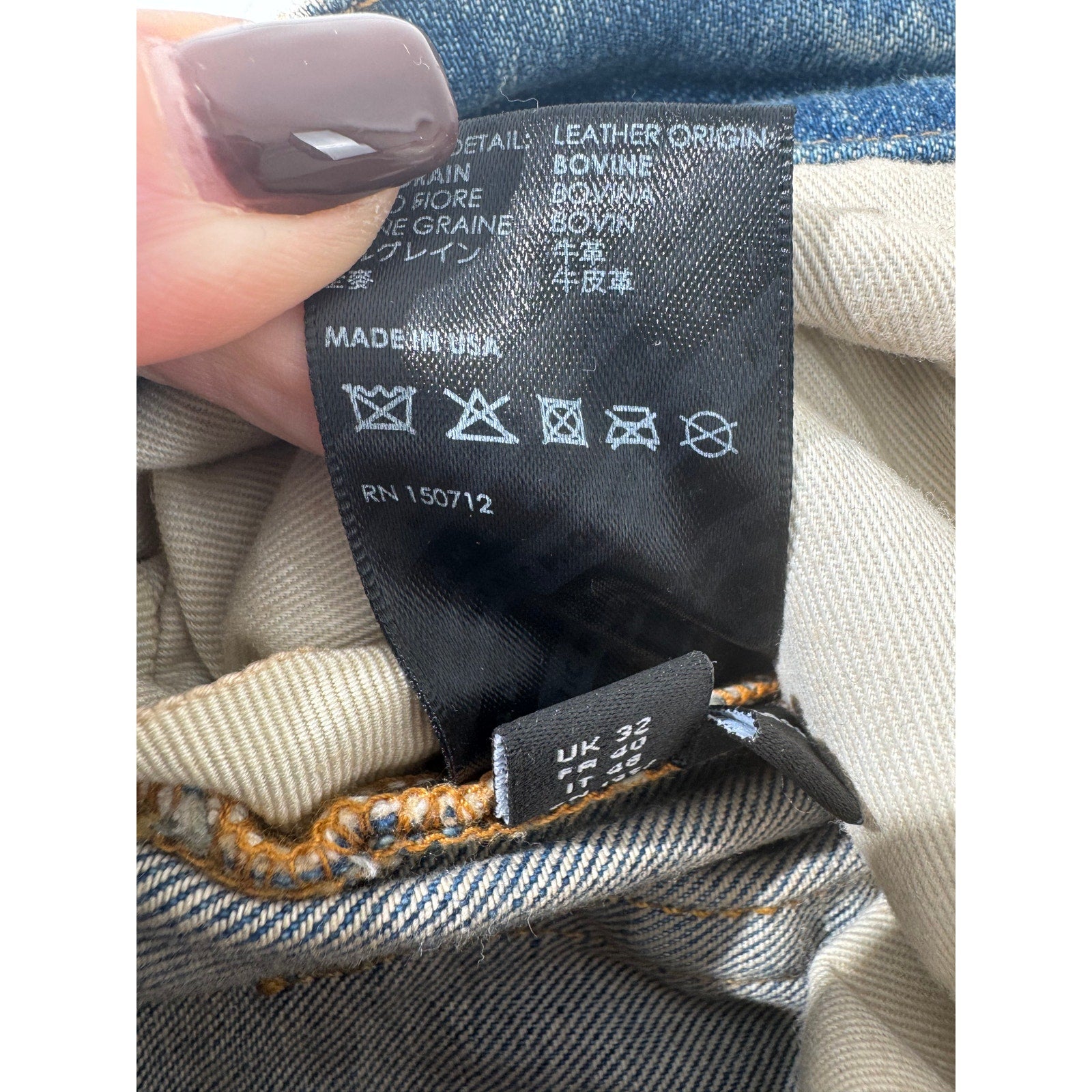 Mens AMIRI mx1 paint splatter light wash patch size 32 immaculate