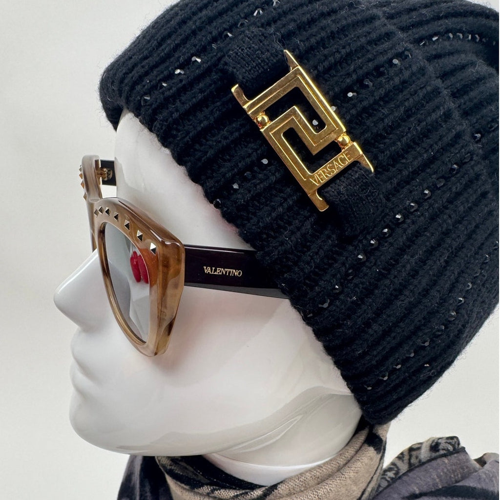 Women's Valentino NWOT Rockstud Two-Tone Cat-Eye Sunglasses