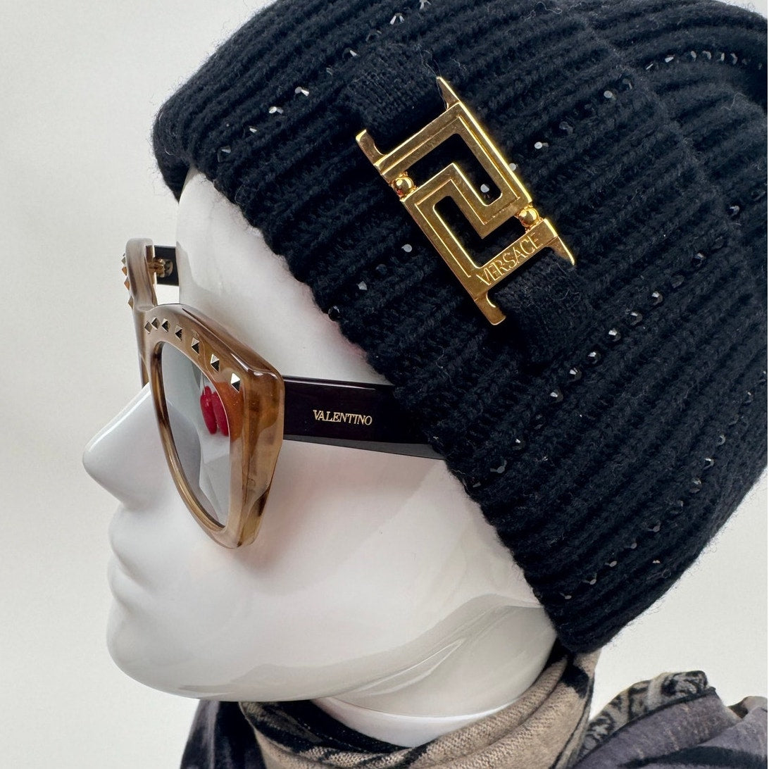 Women's Valentino NWOT Rockstud Two-Tone Cat-Eye Sunglasses