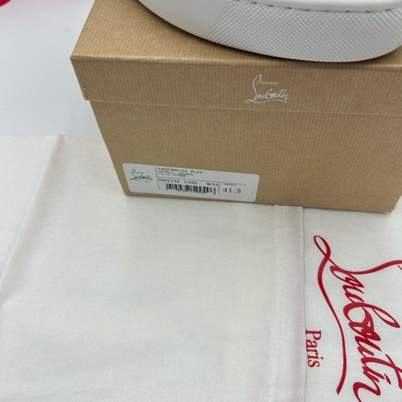 Christian Louboutin Mens PAQUEBOAT suede loafers size 41.5 made in Italy