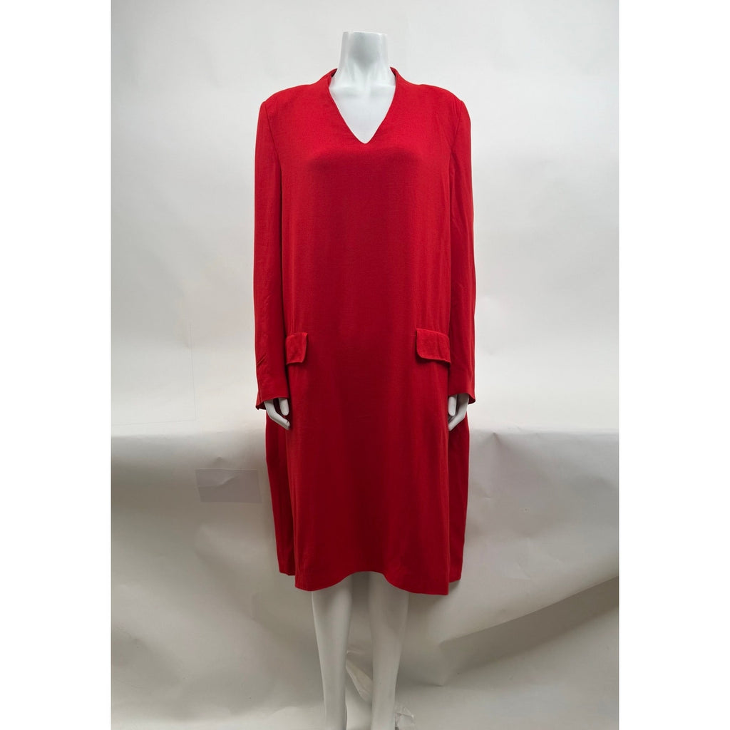 Maison Margiela NWT Red Dress with Zip Open Sleeves Size IT 42 / US 6
