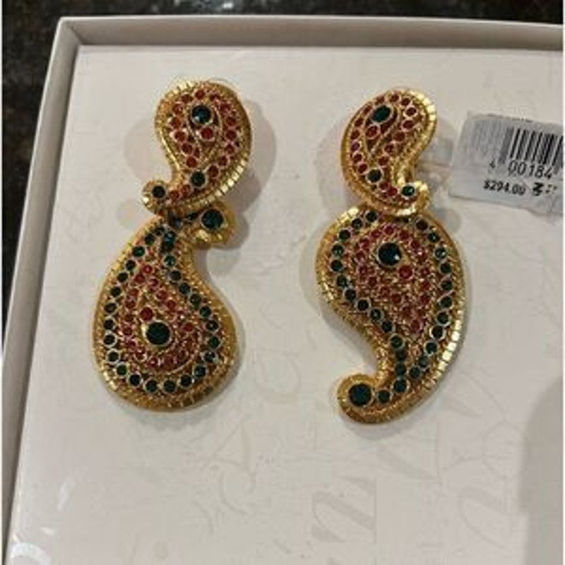 Women’s Oscar de la Renta rhinestone drop earrings
