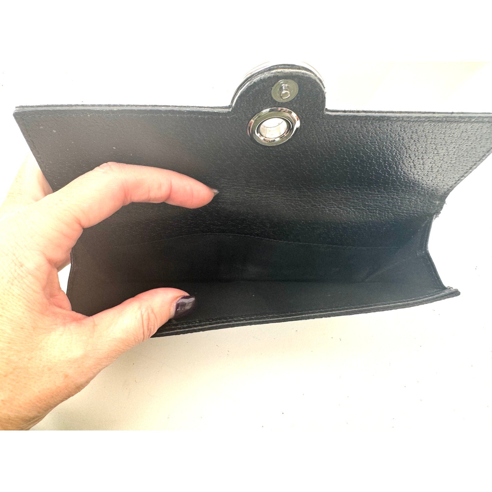 Gucci Black Nylon Canvas Tom Ford Era Monogram Continental Long Wallet