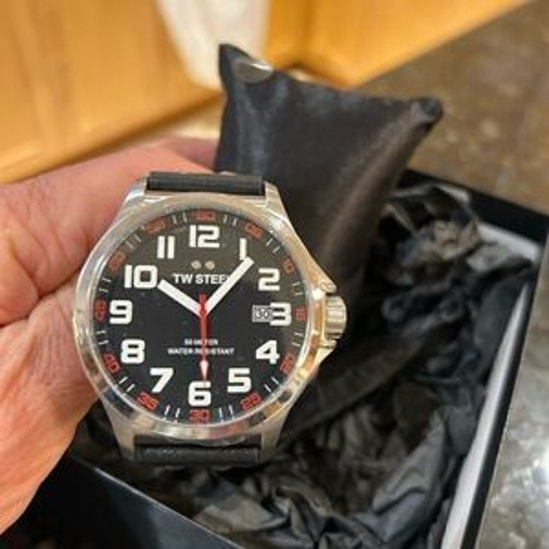 Men’s TW steel, stainless 45 mm watch