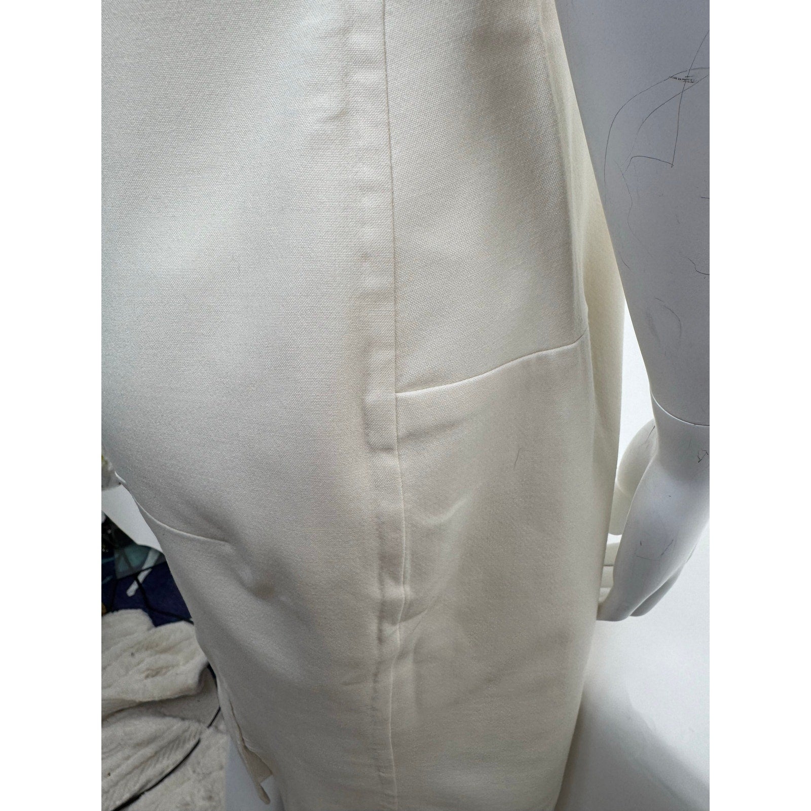 Aquilano Rimondi NWT Cream & Yellow Cap Sleeve Sheath Dress – Size 44