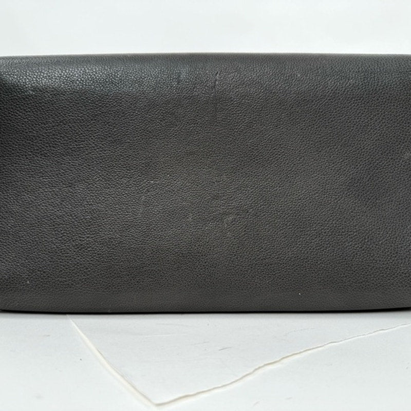 YSL Belle Du Jour grey clutch/ shoulder bag or cross body adding strap or chain