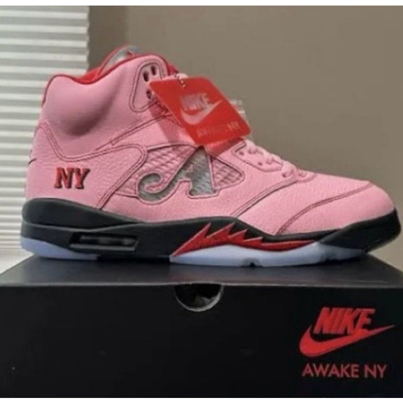 Men's Awake Ny X Jordan 5 “Arctic Pink” Sz- 12 -DS 1/7000
