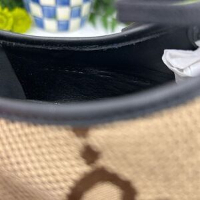 Men’s Gucci, maxi GG Supreme canvas loafers size 12 made in Italy