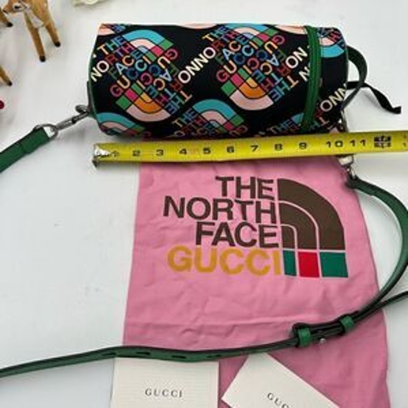 Gucci X North face shoulder bag made in Italy