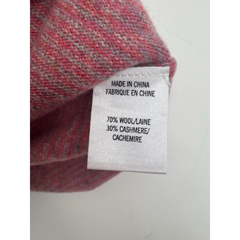 Theory NWT Pink Hidi Fine Haven Wool Cashmere Sweater Size M