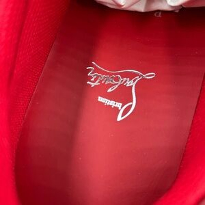 Men's Christian Louboutin SEAVASTE orlato flat sneakers size 46 made in Italy