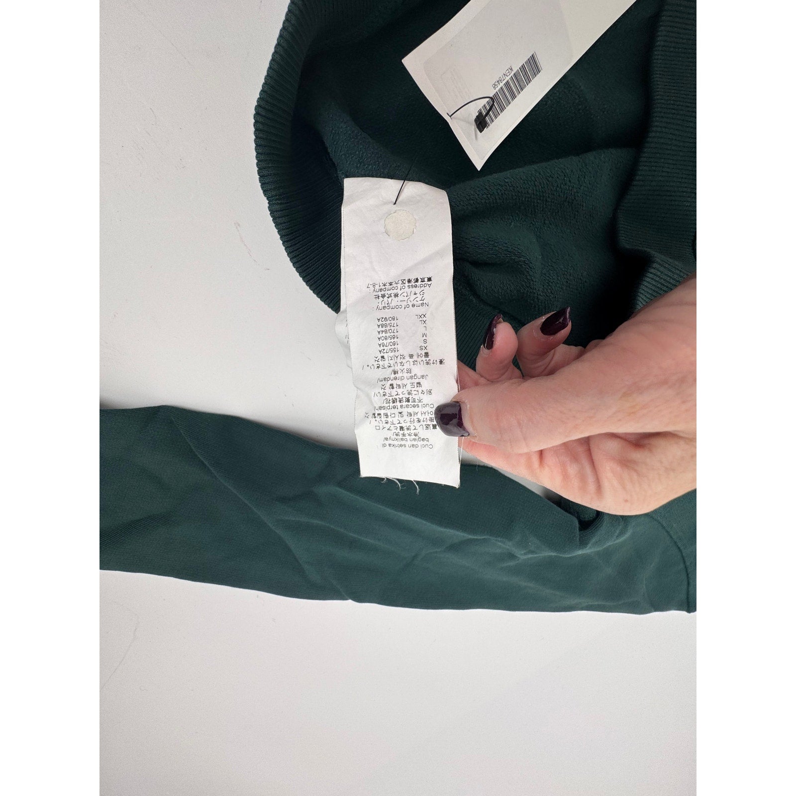 Kenzo Green Eye Embroidered Women's Top Size Large