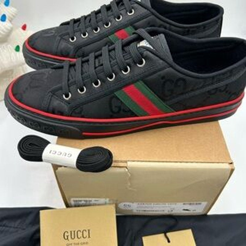 Men's Gucci tennis 1977 off the grid low top sneakers size 10 made in Italy