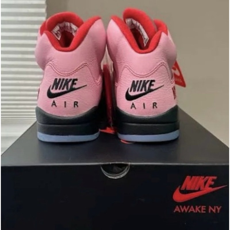 Men's Awake Ny X Jordan 5 “Arctic Pink” Sz- 12 -DS 1/7000