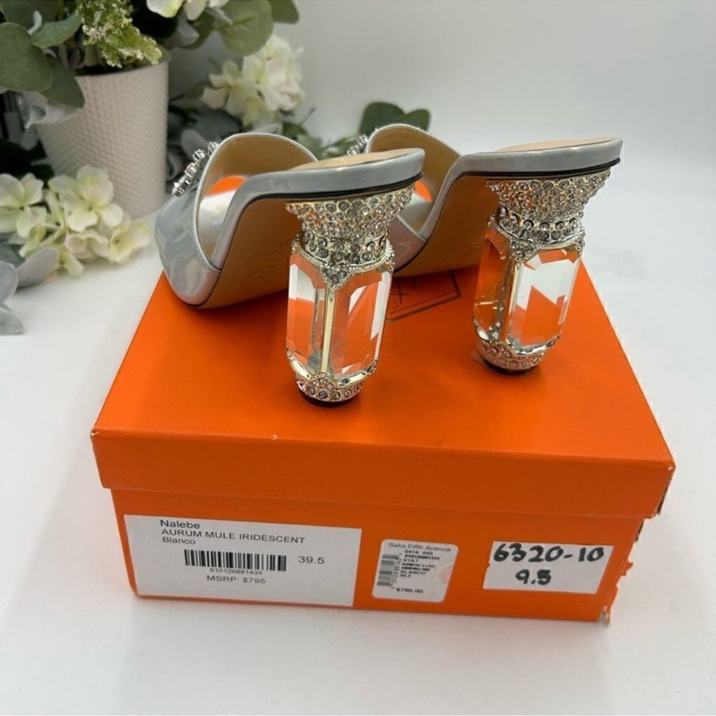 Women's Nalebe diamanté iridescent mule 
Size 39.5 
Made in Italy
Size: 9.5